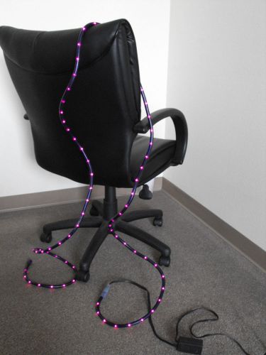 12 Foot Purple Flashing Light Rope Displays, Booths, Marketing, Get Attention