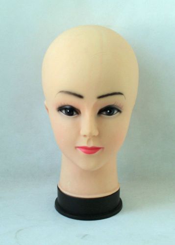 11&#034; NEW Female Mannequin Rubber Display Model Face Head Wig Hat Stand Base W360r