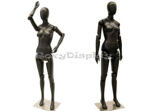 Female Fiberglass Mannequin Flexible Head Arms and Legs #MC-FFXBEG