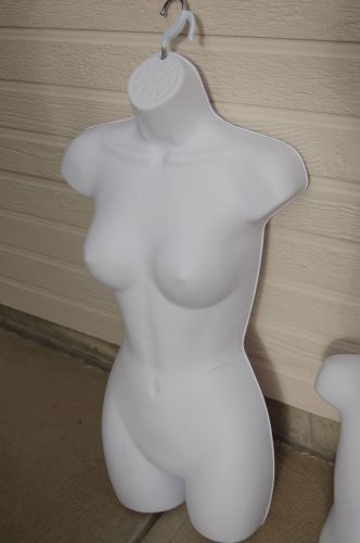 Female Mannequin Form Hanging White/Light Gray Women&#039;s Clothing Display