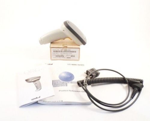 Symbol LS4004 Corded Barcode Scanner Kit with RS-232 DB9 Cable W/Adapter LS4004I