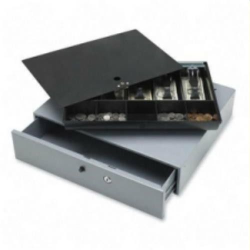 New sparco removable tray cash drawer, gray, 17.8&#034;w x 3.8&#034;h x 15.8&#034;d, w/warranty for sale