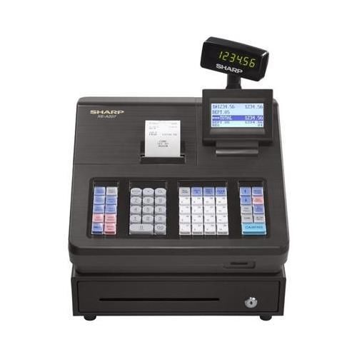 Sharp xe-a207 cash register 2500 plus 25 clerks 99 departments thermal printing for sale
