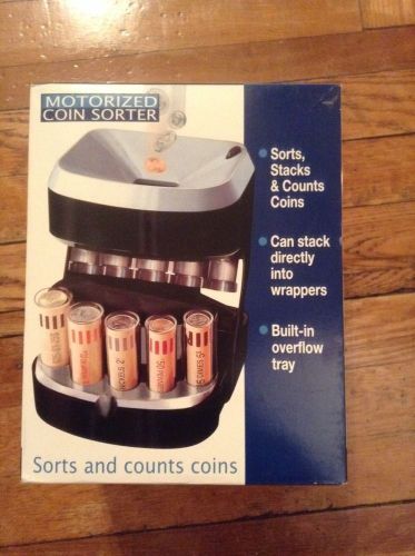 Coin Sorter Motorized Plus Assorted Coin Wrappers!!