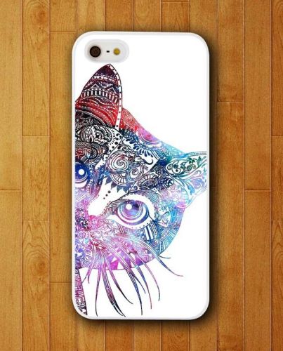 New Colorful Aztec Graphic Cat Fantasy Cool Animal Case For iPhone and Samsung