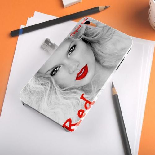 Taylor Swift Pop Singer RED Sexy Lip Album iPhone A108 Samsung Galaxy Case