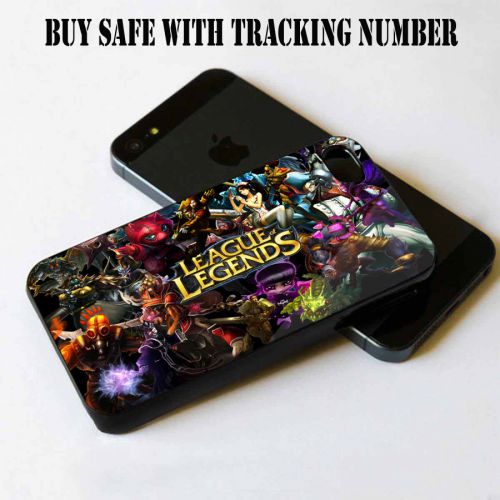 League Of Legends Game Logo For iPhone 4 4S 5 5S 5C S4 Black Case Cover