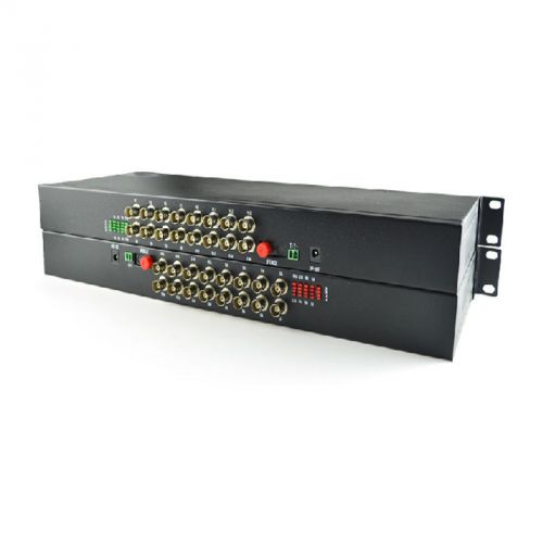 Premium 16ch video fiber media converter for surveillance system,1pair for sale