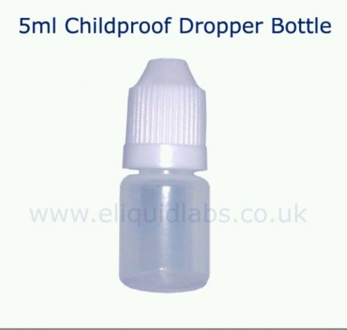 50pcs 5ml PET Eye Dropper Bottle US Seller Ejuice Vape Wholesale Bulk Eliquid