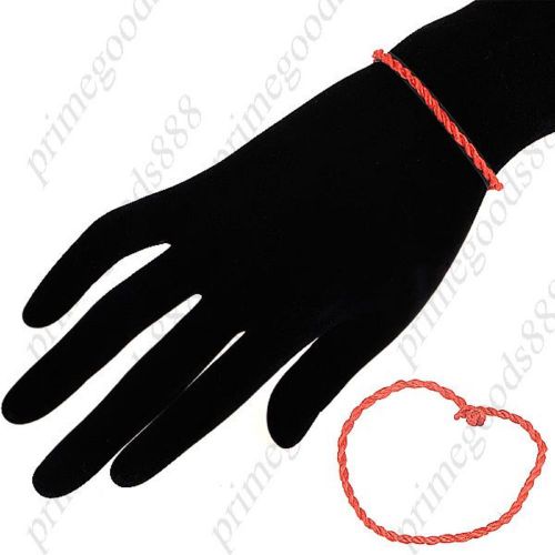 Lucky Hand waved Bracelet Chain Wrist Decoration Ornament Red String Boy Girl