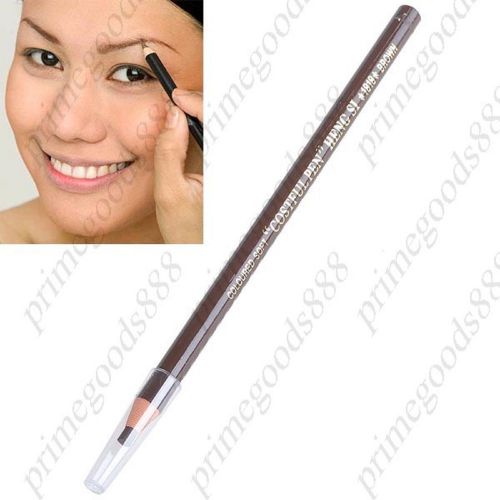 Eyebrow pencil cap cosmetic makeup tool precise line drawer women dark brown for sale