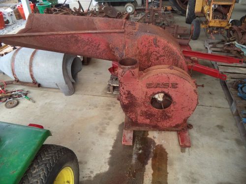 Case feed grinder hammer mill hammermill belt driven nice old farm tractor go w
