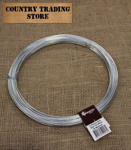 Galvanised Tie Wire 2.5mm x 24m Fencing 50013 Whites Wires