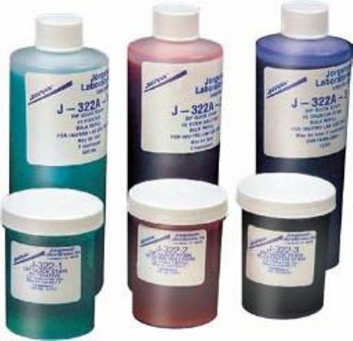 Vet Supply J0322A JORGY DIP QUICK STAIN REFILL KIT Testing Labs Slides Vet