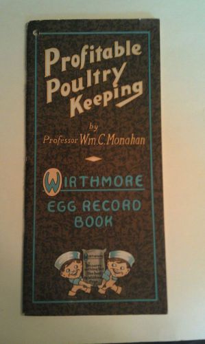 1927 Profitable Poultry Keeping Booklet