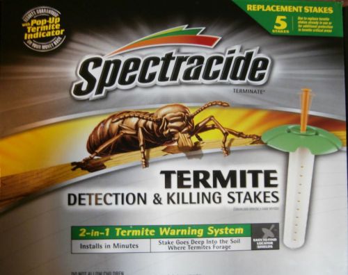 SPECTRACIDE 5 REPLACEMENT TERMITE DETECTION &amp; KILLING STAKES WARNING SYSTEM