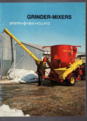 VINTAGE EPHEMERA ? 88AA  SPERRY NEW HOLLAND GRINDER MIXER  1979 14 PGS