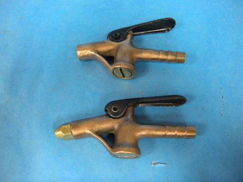 Vintage Lunkenheimer 3/8&#034; Brass Air Nozzle Lot of 2