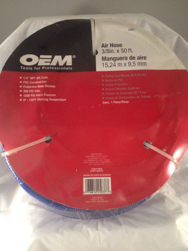 Oem 3/8&#034; x 50&#039; 300 psi air hose 1/4&#034; npt ends 25837 for sale