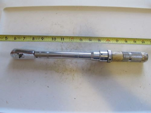 Snap On 3/8&#034; drive ratcheting torque wrench # QT2R1000 200-1000 inch lbs
