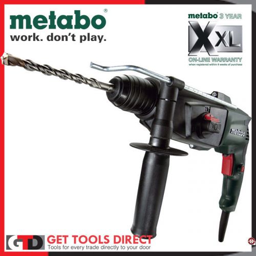 New Metabo 3 Mode Rotary Hammer Drill 800 Watt KHE 2444 Variable Speed 3 Yr Warr