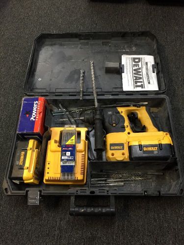 Dewalt dc233 36 volt 1&#034; cordless li-ion sds plus rotary hammer kit 2 batterys for sale
