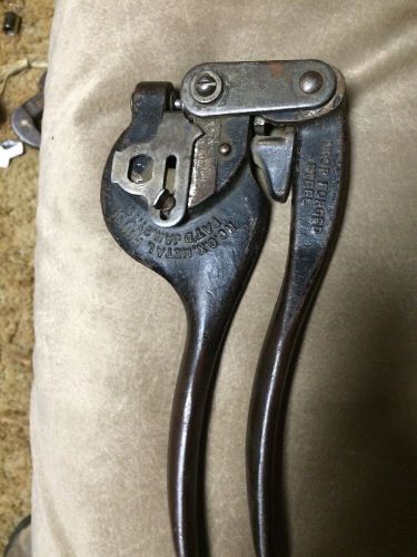 Rare Vintage Antique O.X. Metal Punch Parker Kalon Tool Forged Steel 1919