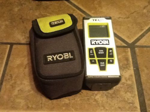 Ryobi Tek 4 Laser Distance Digital Measure with Bubble Level RP4011