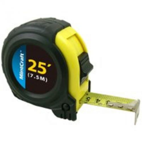 Tape rul rbbr shl sae/met 25x1 mintcraft tape measures-sae/ metric 56-7.5x25-a for sale