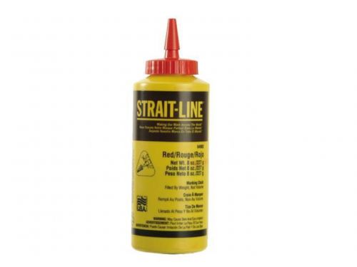 Irwin Strait-Line Chalk Refill 8 Ounce Red 64902 STL64902