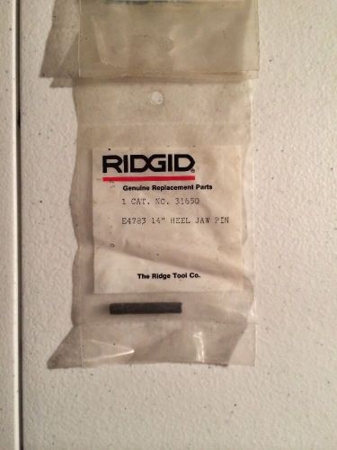 New ridgid e4783 14&#034; pipe wrench heel jaw pin catalog # 31650 **free**shipping** for sale