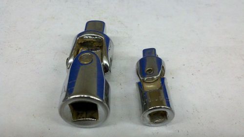 2 x kal universal joint socket adapters 1/4&#034;, 3/8&#034; for sale