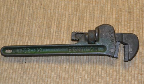 Ngk berylco non-sparking non-magnetic solid brass adjustable pipe monkey wrench for sale