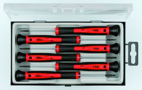 Felo Set of 6 Slotted &amp; Phillips Precision Screwdrivers/31844