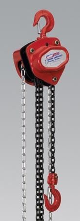 Cb1000 sealey chain block 1tonne 2.5mtr  [chain blocks lifting tackle] new! for sale