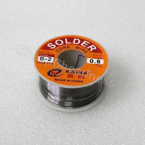 0.8mm 63 / 37 tin lead line rosin core solder flux solder welding iron wire reel for sale