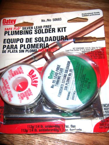 Do it best silver lead-free solder kit 312673 #95 tinning flux +brush sand cloth for sale