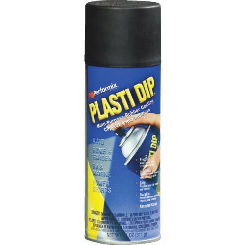 Plastic Dip Intl. 11203 Plasti-Dip Spray-12OZ BLK PLASTI-DIP