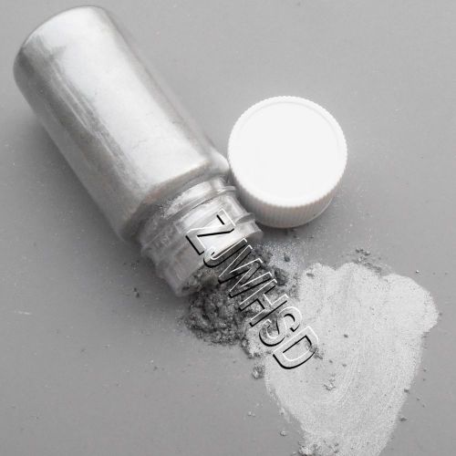 15ml Gray Silver Ultrafine Glitter Pigment Powder Metal Sparkle Shimmer Paint