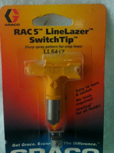 Graco rac 5 linelazer switch tip ll5417 line striper airless spray genuine new for sale