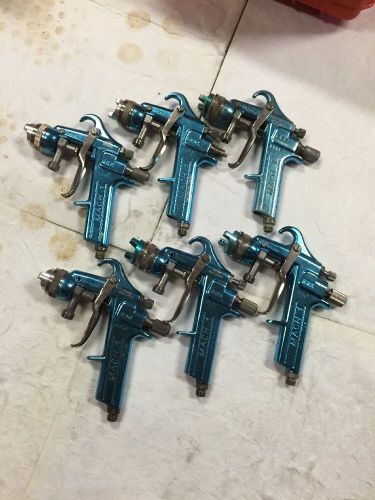 Lot of 6 binks mach 1 bbr hvlp spray guns for parts (mm) for sale