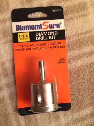 NEW Diamond Sure 900-012 1 1/4&#034; Diamond drill bit SEALED