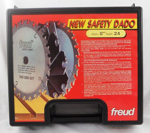 Freud new safety dado, item d308m, 8” diameter x 24 teeth for sale