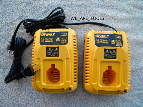 2 dewalt 18v dc9310 lit-ion battery chargers xrp 18 volt for dc9180,drills &amp; saw for sale