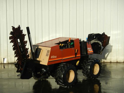 DITCH WITCH 410SX COMBO WALK BEHIND VIBRATORY VERMEER PLOW CABLE PULLER TRENCHER