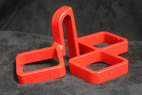 RED DOUBLE DIAMOND FIREFIGHTER POLICE SWAT SPECIAL OPERATIONS DOOR CHOCK