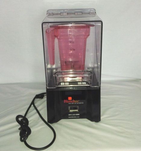 K-TEC Blentec ICB3 Commercial Blender Smoother Jar Lid Sound Enclosure Starbucks