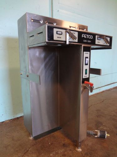 Commercial heavy duty &#034;fetco&#034; cbs-52h15 dual automatic coffee brewer machine for sale