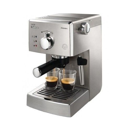 Authentic italian stainless steel espresso machine coffee maker philips saeco for sale