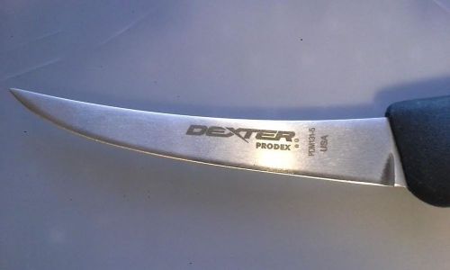 5-inch semi-flexible, curved boning knife #pdm131-5 prodex  by dexter russell for sale